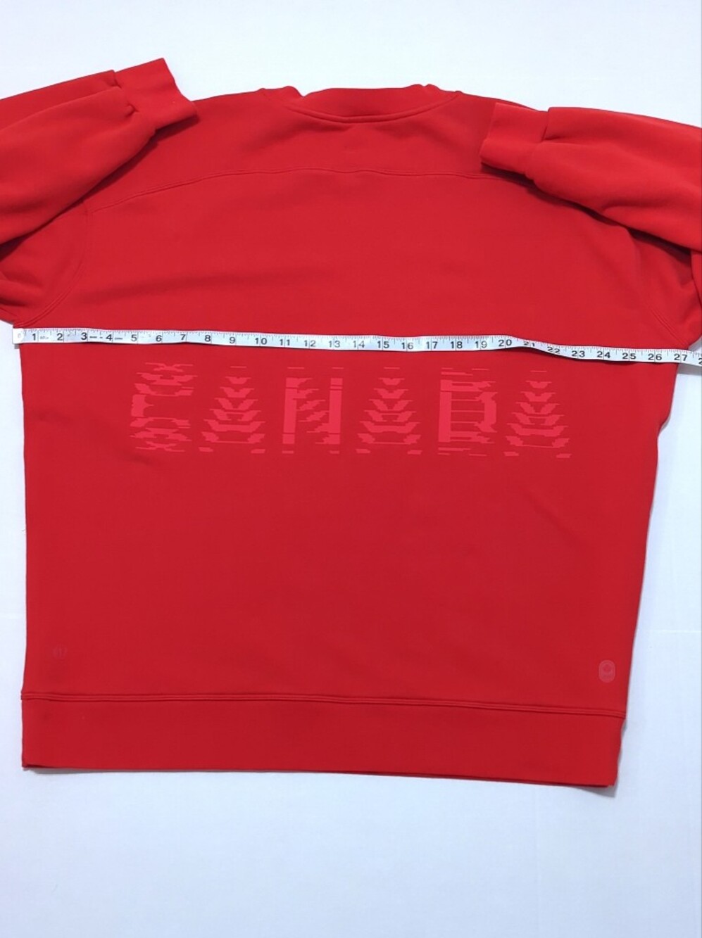 Lululemon Team Canada Olympics Perfectly Oversized Crew Red Sweatshirt Size 10 - Picture 9 of 10